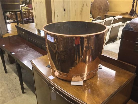 A copper tub